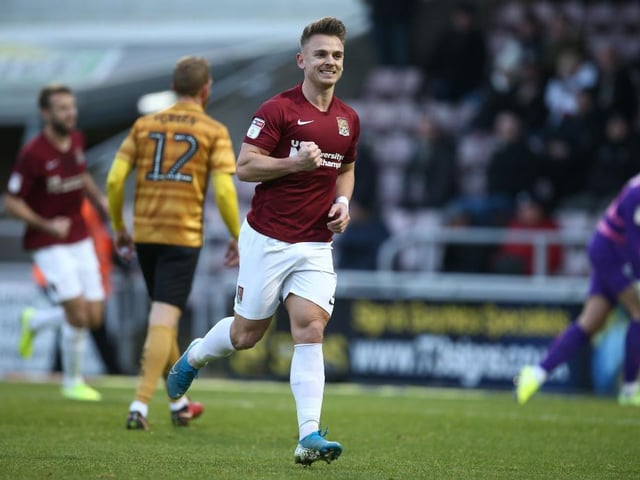 Nearly on target before Wharton scrambled in the opener but got his goal when squeezing home from the spot, his fifth of the campaign. Struggled a little in the wing-back role as the elusive Kirk proved a tough opponent... 7.5