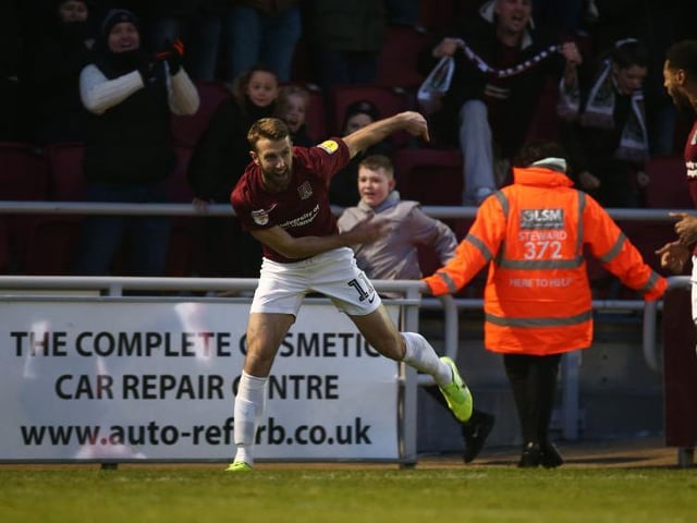 Beautifully measured chip over the stranded Jskelinen restored Town's three-goal cushion and allowed everyone to breathe easy again. Now has six for the season and it was reward for a hard-working shiftup top... 7.5