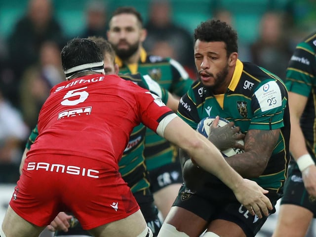 Made a fantastic hit to stop Josua Tuisova in his tracks and it was just one of a number of big contributions from the returning lock... 8