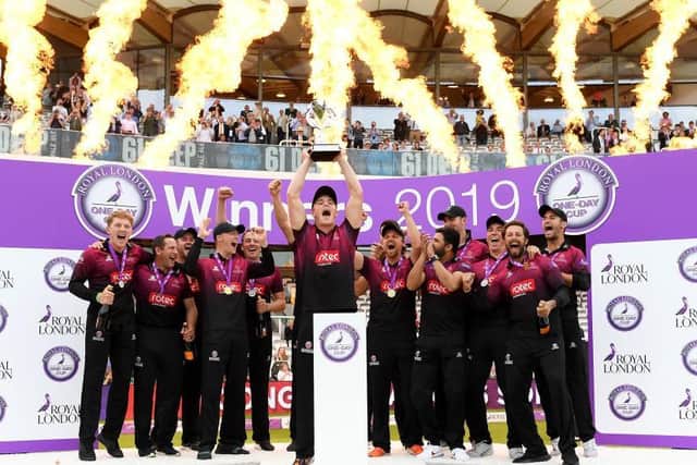 Somerset were the winners of the Royal London One Day Cup Final at Lord's last summer