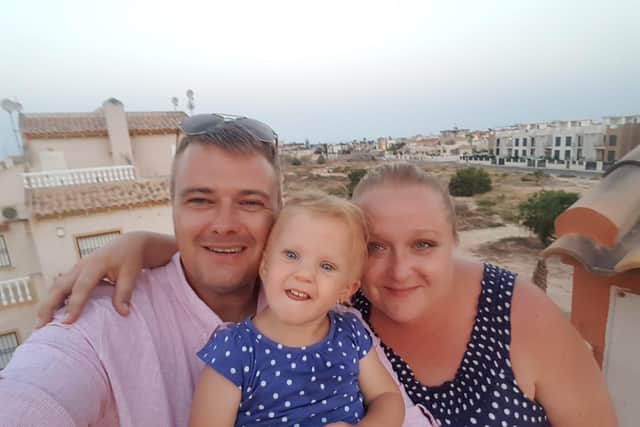 Wesley, Zofia and Yvonne pictured together in happier times.