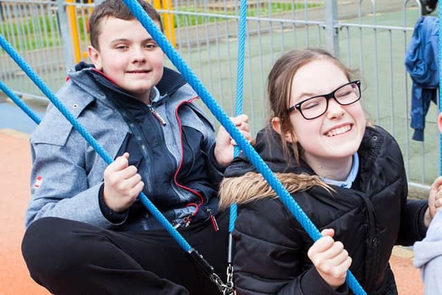 The report reads: "Staff make sure that pupils are taught to follow the school motto, Be respectful, try your best and be safe. Pupils behave well."