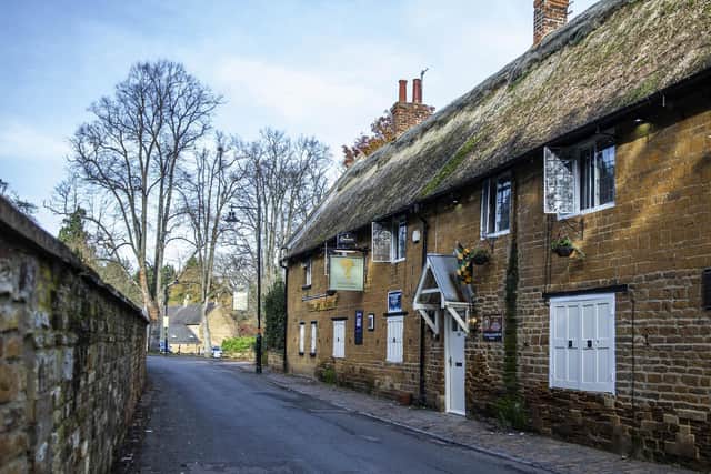 The thatched pub has been a part of the town since the eleventh century.