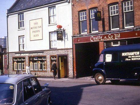 The Mitre was knocked down to make way for the Moat House (better known as the Park Inn by Radisson in Silver Street) in 1971.