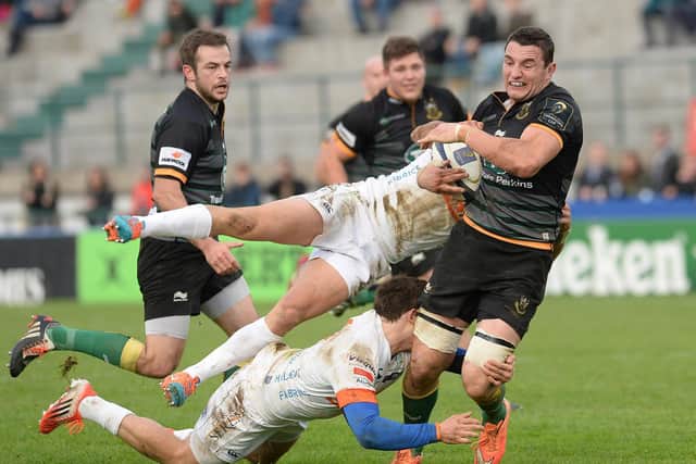 Forwards coach Phil Dowson was in action the last time Saints played at Benetton
