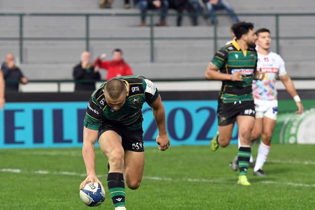 Ollie Sleightholme grabbed a key try