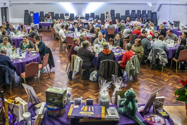 The school hall was transformed for the evening as the children led the way to cook for their parents.