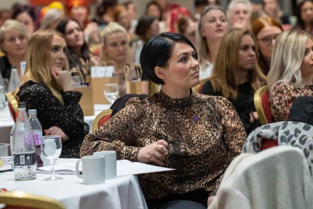 The room at Wootton Hall was packed last night with beauticians and hairdressers from around the county.