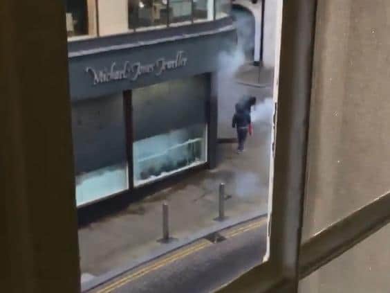 A father and son charged with plotting the raid were allegedly spotted on CCTv carrying out "scouting missions" to different jewellers across the Midlands.