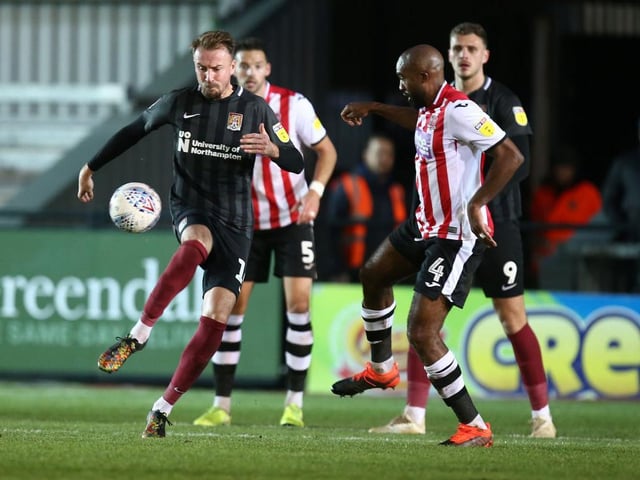 Excellent in the first-half when he saw plenty of the ball and drove forward with regularity. Less so in the second as Exeter grappled control of the game... 6.5
