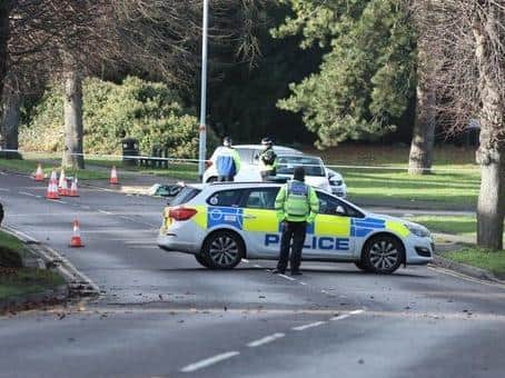 The incident happened on Saturday night when a woman was stabbed near St Georges Way at about 8.30pm.