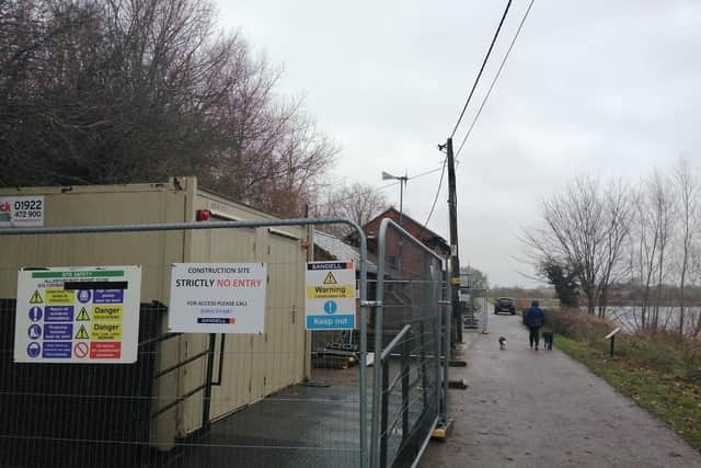 Work began on the new toilet block this week