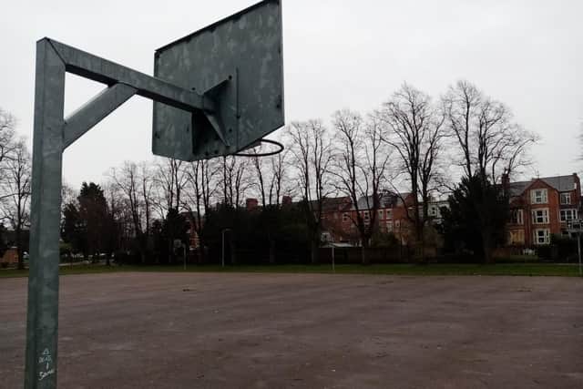 The basketball courts on the Racecourse could be refurbished to the tune of 90,000.