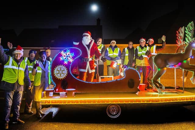 Last year Santa and his helpers raised more than 8,000 for good causes in Northamptonshire.Pictures by Kirsty Edmonds.