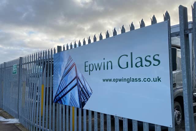 The old Epwin Glass, now Panoglass, factory in Lodge Farm Industrial Estate, Northampton