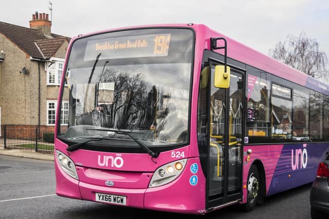 Uno Buses is providing the park and ride service