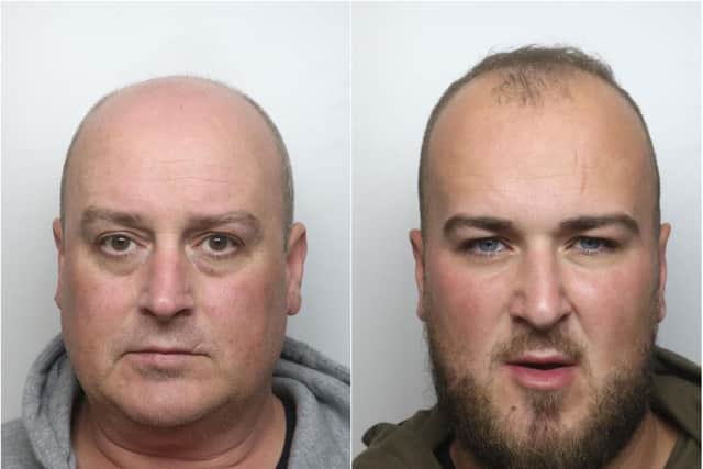 Elliot Burton (Left) and Connor Burton (right) were convicted yesterday of plotting the attack on Michael Jones Jewellers.