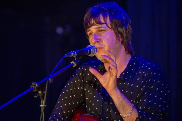 Andy Crofts told fans the stories behind some of his songs at The Playhouse Theatre