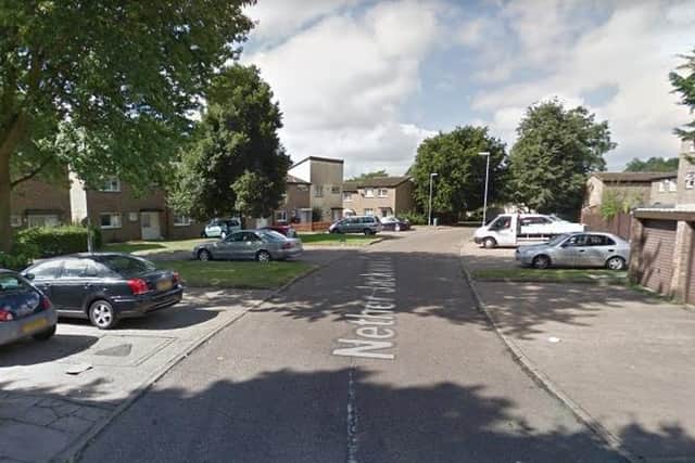 The break-in was at a house in Nether Jackson Court, Blackthorn, Northampton. Photo: Google