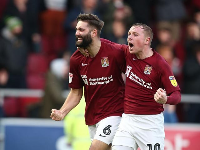 His free-kick was only parried by Flinders before Turnbull eventually turned in, and again he was the man Cobblers looked to for a creative spark... 7