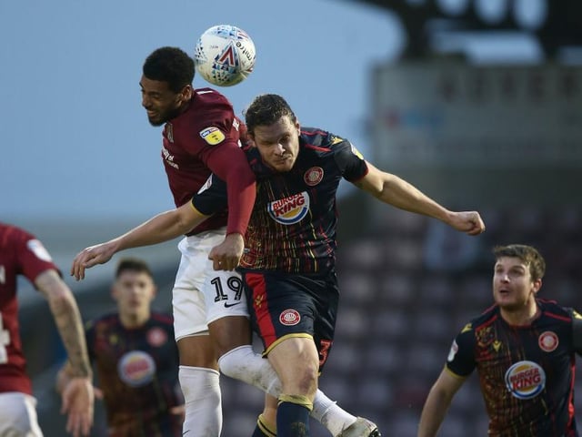 Really should have headed Cobblers into a lead just 90 seconds in and that might have led to a very different and far more comfortable afternoon. As it was he struggled to have the same impact as previous matches... 6.5