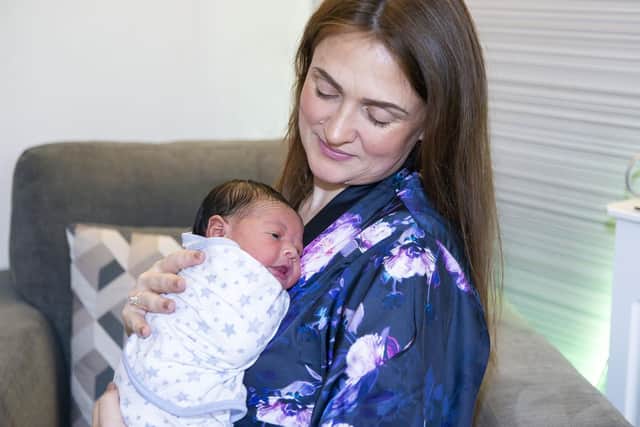 Baby Eliel and his mum, Ellen. Pictures taken by Kirsty Edmonds.