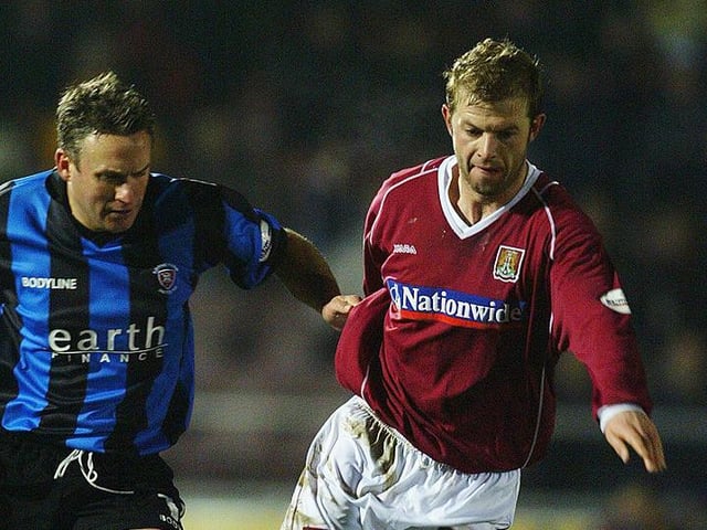 His goal at Sixfields earned Town a replay in the first place and he then secured the shock win over Rotherham with a 54th-minute free-kick, which capped an outstanding display. One of 15 goals in 55 games over the season.