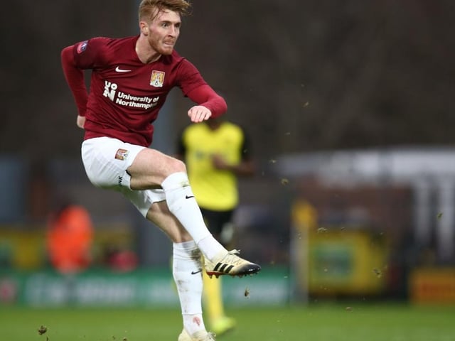 Superb at both ends of the pitch. Fine run and header doubled Cobblers' lead and worked so hard off the ball to cover his defence. A surging run from one box to the other summed up his all-action display... 9 CHRON STAR MAN