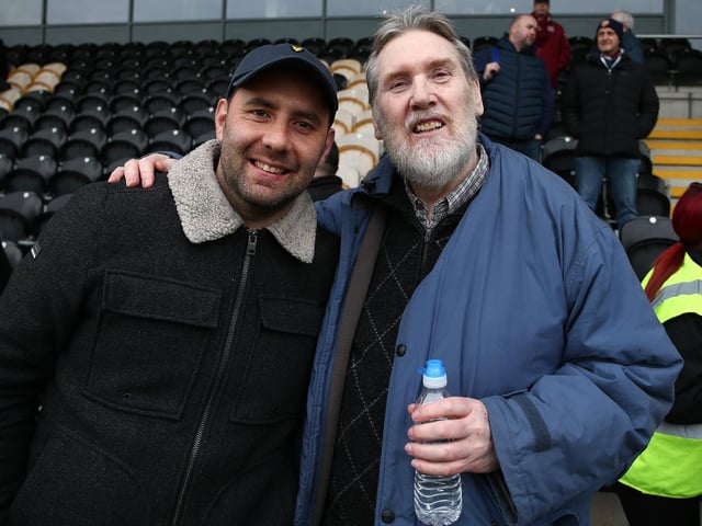 Cobblers fans at Burton