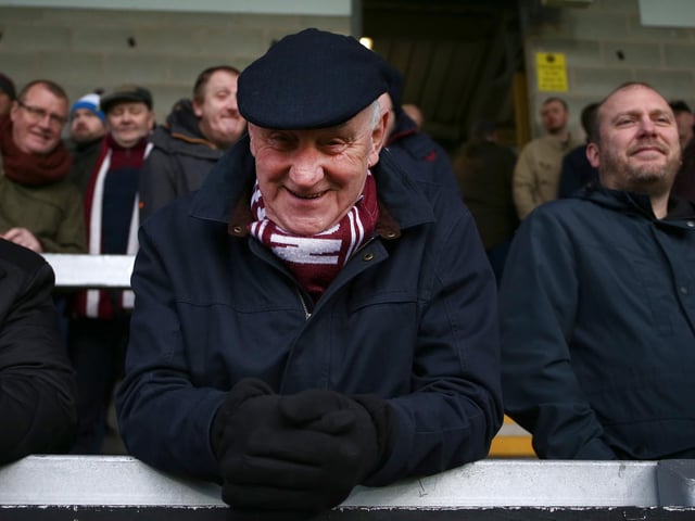 Cobblers fans at Burton