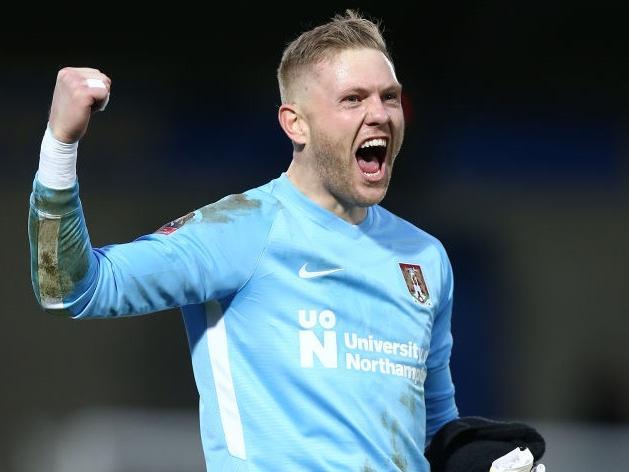 Not required on too many occasions but did everything asked of him between the sticks, his low stop from Templeton being the pick. Handling was very secure throughout and there's no blame attached to him for either goal... 8.5