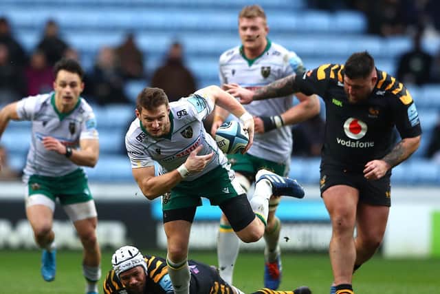 Dan Biggar made a brilliant break for Saints' opening score