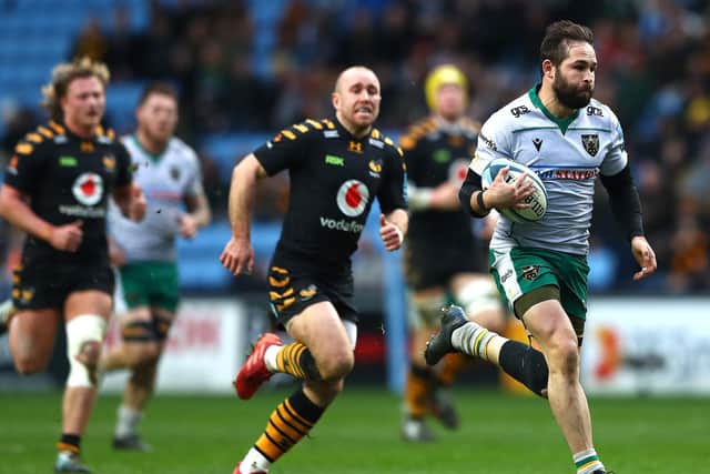 Cobus Reinach scored Saints' first try on Sunday afternoon