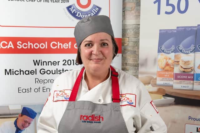 Sara Franklin will compete to win the School Chef of the Year crown for a second year running.