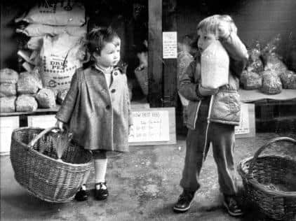 Daily Bread's earliest customers, taken in the eighties.