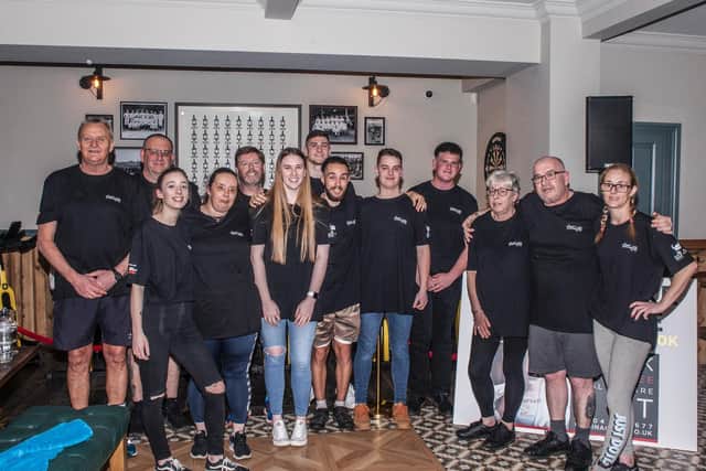 Day one of McManus Pub Company's bike challenge at Virgin Active Riverside. Photo: McManus Pub Company