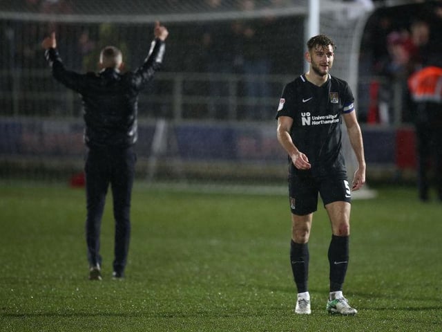 Charlie Goode and Keith Curle enjoy claiming three points