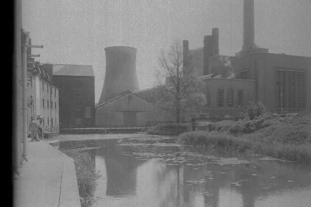 A photograph of Nunn Mills Power Station in 1962