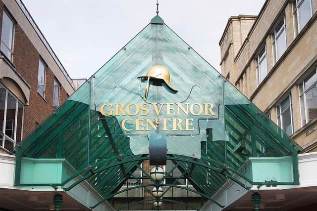 Some shoppers may remember the original glass canopy above the Abington Street entrance.