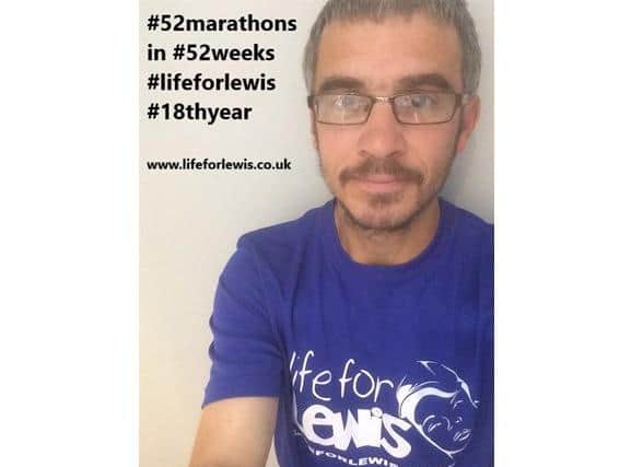 Gary has already completed 19 marathons of his epic challenge.