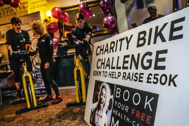 The Lord Byron pub takes on McManus Pub Company's 50km bike challenge to raise 50k for local charities