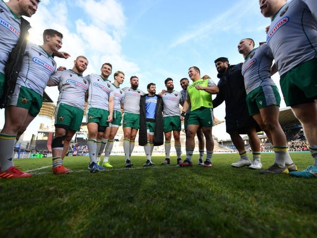 Saints' post-match huddle was a happy one