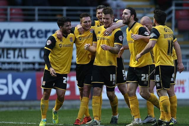 James Collins scored twice in a 4-0 victory