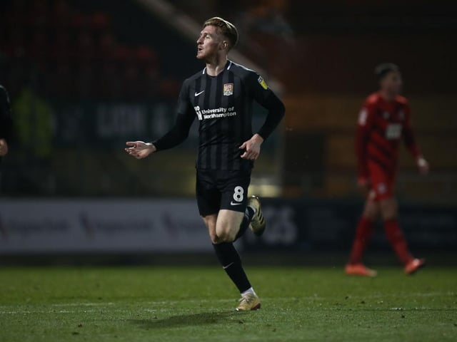 Made it two goals in two games with a rasping finish and it was so nearly enough for Cobblers to claim all three points. Won the ball back with regularity at the base of midfield and passed intelligently... 8 CHRON STAR MAN