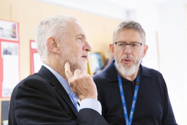 Robin Burgess (pictured right with Jeremy Corbyn) says it is a scandal that homeless deaths in the county are not being recorded properly.