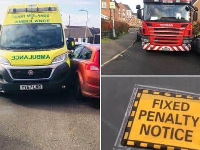 Police have issued a warning about parking on Friday ahead of the Cobblers and Saints double. Photo: Northampton Neighbourhood Police Team/Twitter.