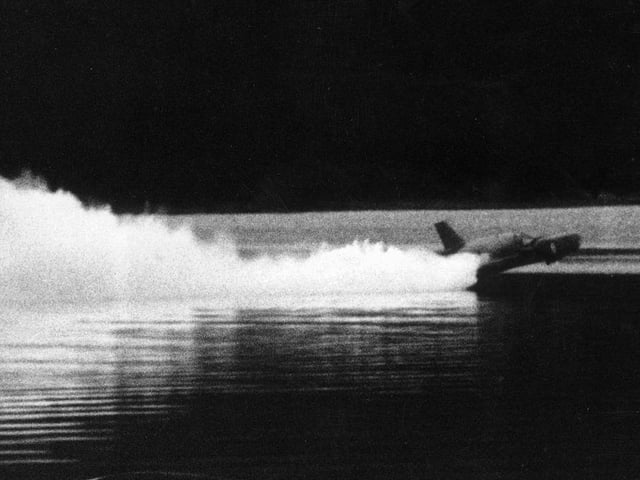 Racing driver and motorboat racer Donald Campbell was killed in a crash on Coniston Water in the Lake District while attempting to break his own speed record