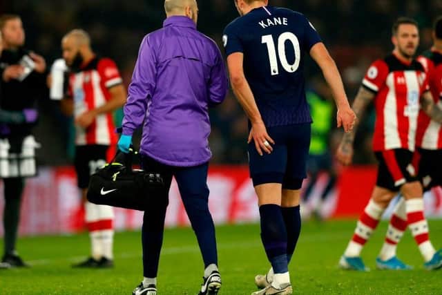 Harry Kane was injured on New Year's Day, and is not expected to be fit until April