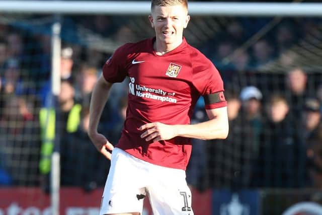 Cobblers defender Scott Wharton