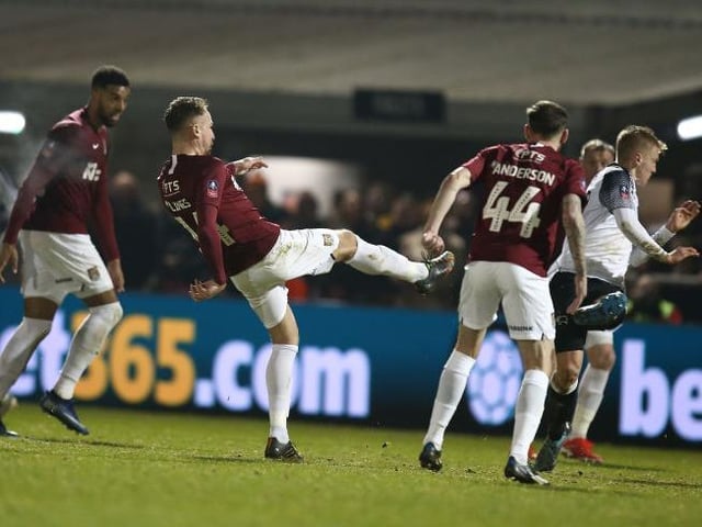 When the ball dropped for him on the volley you sensed the net might ripple but not not to be as he blazed over. Diligent in his off-the-ball work and calm in possession, just what Town needed against high-class opponents... 8